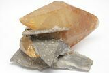 Giant, Twinned Calcite Crystal - Elmwood Mine #209749-3